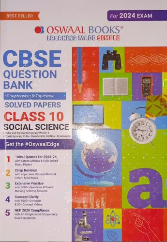 CBSE SOLVED PAPERS CLASS - 10  QUESTION BANK SOCIAL SCIENCE (2024)
