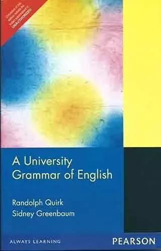 A UNIVERSITY GRAMMAR OF ENGLISH