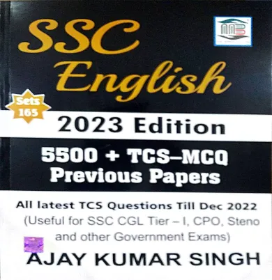 Ssc English 5500+tcs+mcq Previous Papers ( 165 ) Sets