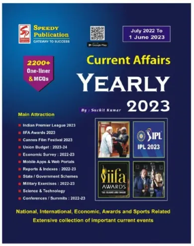 Current Affairs Yearly (July 2022 To 1 June 2023)-English