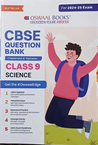 Cbse Question Bank Solved Papers Science-9(2024-2025) |Latest Edition