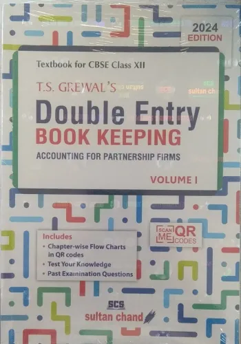 Double Entry Book Keeping -12 Vol- 1 Latest Edition -2024