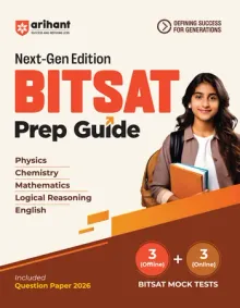 BITSAT 2027 Prep Guide | Physics, Chemistry, Mathematics, Logical Reasoning & English | Question Paper 2026 Included | 3 Offline + 3 Online Mock Tests | Next-Gen Edition
