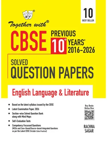Together with CBSE Class 10 English Language & Literature PYQ Previous 10+ Years Chapter-wise Solved Question Bank Exam 2026-27 | Based on Latest Syllabus (CBSE)
