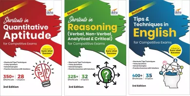 Shortcuts & Tips in Quantitative Aptitude/ Reasoning/ English for Competitive Exams 2nd Edition-set of 3 books