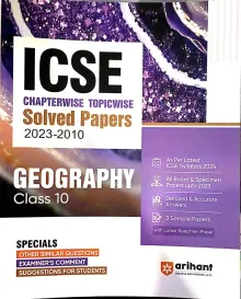 ISC Chapter wise Topic wise Solved Papers Geography-10