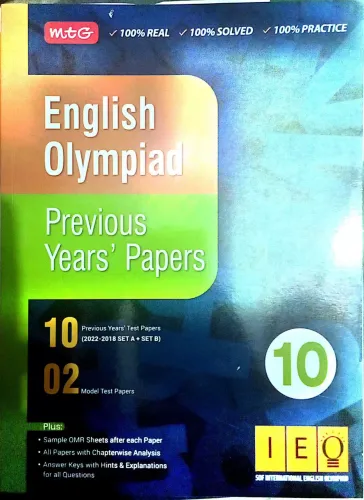 English Olympiad Previous Years Papers Class - 10