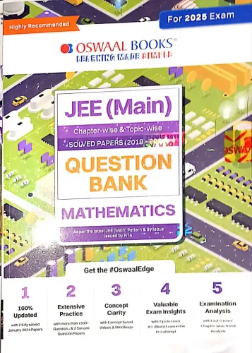 JEE Mains Question Bank Mathematics  Latest Edition 2024