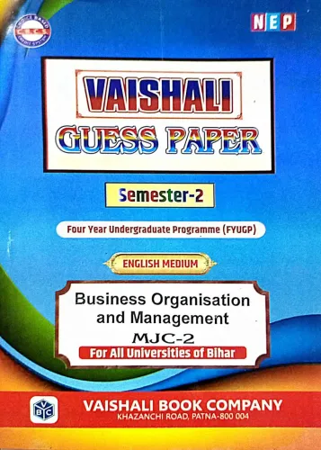 Guess Paper Business Organisation & Management Mjc-2 Sem-2 {em}