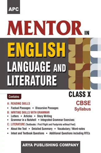 Apc Mentor In English Language And Literature, Class-10
