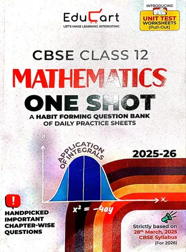 One Shot Cbse Question Bank Mathematics -12 (2025-26)