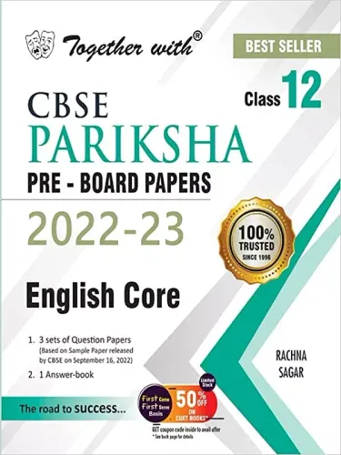 Together With CBSE Pariksha English Core Class 12 Pre-Board Papers Exam 2022-23