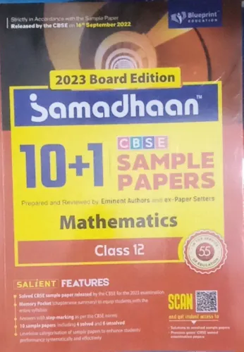 Samadhaan 10+1 Sample Papers.. Mathematics  class - 12