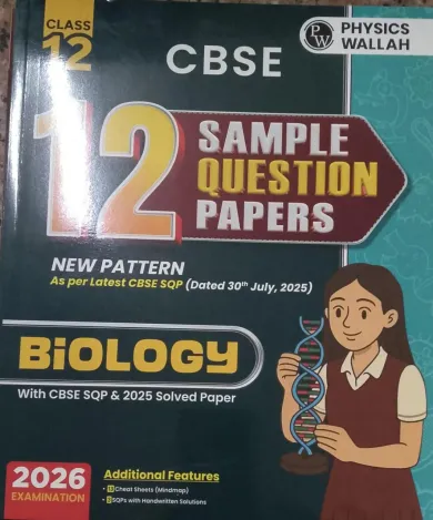 12 Cbse Sample Question Paper Biology-12 2026