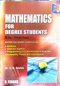 Mathematics For Degree 3year