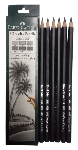 Faber Castell Shading/Drawing Pencil (Set Of 6)