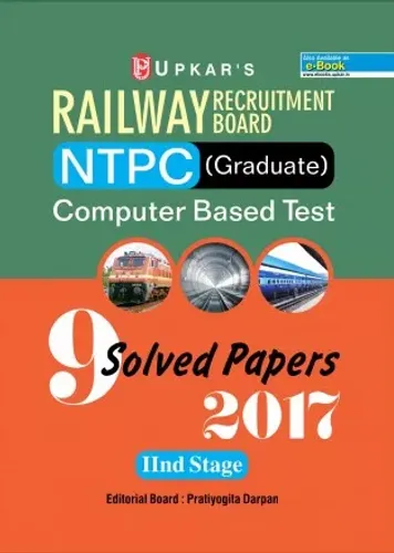 RAILWAY RECRUITMENT BOARD NTPC (Graduate) Computer Based Test 9 Solved Papers (2nd Stage)