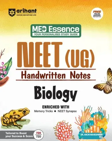 NEET (UG) Biology Handwritten Notes2027 | Med Essence Personalised Study Guide | PYQ Punch, Exam-Oriented Concepts, Quick Revision & NEET Accelerate | Free Online Support