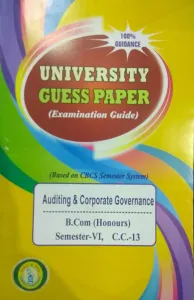 Auditing & Corporate Governance B.com (honours)(sem-6, C.c-13)