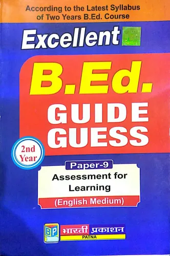 Excellent B.Ed.GUIDE GUESS Optional PaperAssessment for learning (English Medium)