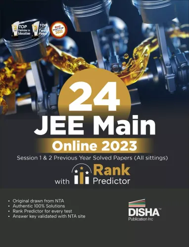 24 JEE Main Online 2023 Session 1 & 2 Previous Year Solved Papers (All sittings) with Rank Predictor