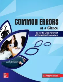 Common Errors At a Glance (As per the latest pattern of all competitive examinations)