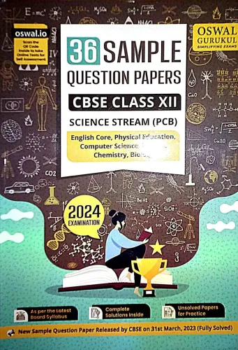 36 Sample Question Papers Cbse Sceince Stream (pcb)-12