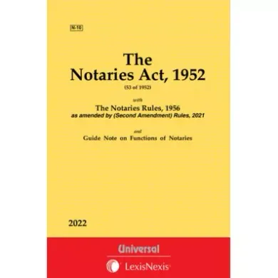 Notaries Act, 1952 along with Rules, 1956