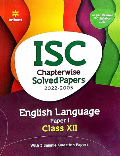 Isc Chapterwise English Lang-i - 12