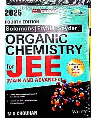 Solomons Organic Chemistry For Jee (main & Advanced)2026