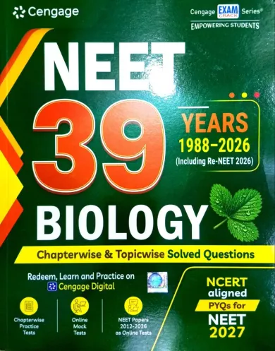 NEET 39 Years (1988-2026) Biology Chapterwise & Topicwise Solved Questions