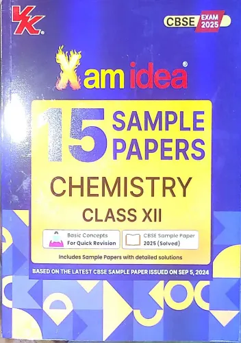 Xam Idea 15 Sample Papers Chemistry-12(2024-25)