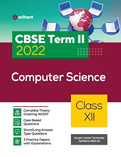 Arihant CBSE Computer Science Term 2 Class 12 for 2022 Exam (Cover Theory and MCQs)