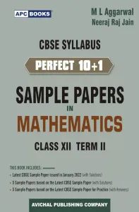 CBSE Perfect 10+1 Sample Papers in Mathematics Term 2 for Class 12