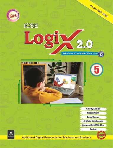 ICSE Logix 2.0 for class 5 Latest Edition 2024 (window-10 & Office-19)