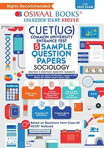 Oswaal NTA CUET (UG) 10 Sample Question Papers, Sociology (Entrance Exam Preparation Book 2022)