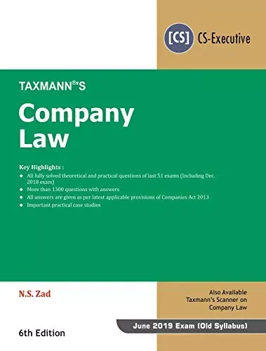 Company Law by N.S Zad (CS-Executive)