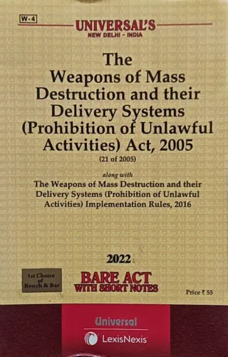 Weaponof Mass Destruction And Their Delivery System Act 2005