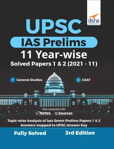 UPSC IAS Prelims 11 Year-wise Solved Papers 1 & 2 (2021 - 11)