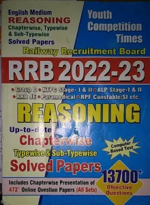 Rrb 2022-23 Reasoning Solved Paper 13700+