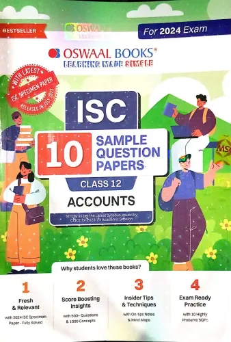 ISC 10 Sample Question Papers Accounts-12 (2023-2024)