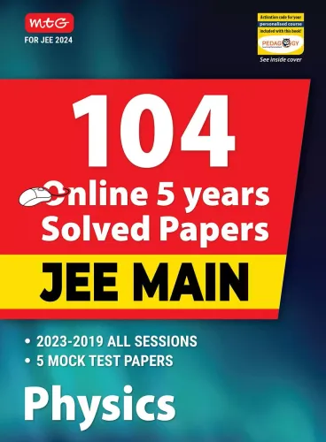 104 Online 5 Years Solved Paper Jee Main Physics-2023