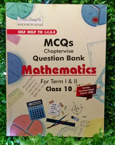 Icse Mcqs Q.b Mathematics-10(term 1&2)