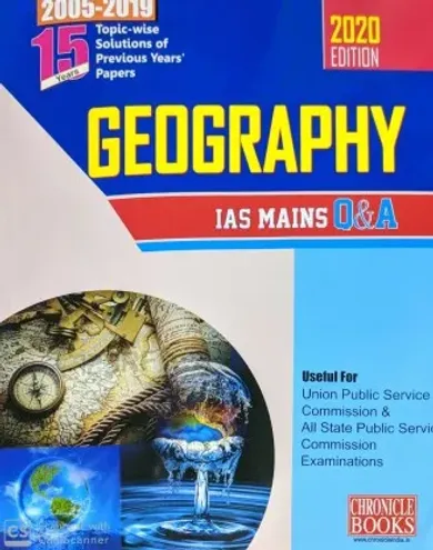 15 Years Topicwise Solutions of Previous Years' Papers (2002-2019) Geography IAS MAINS Q&A