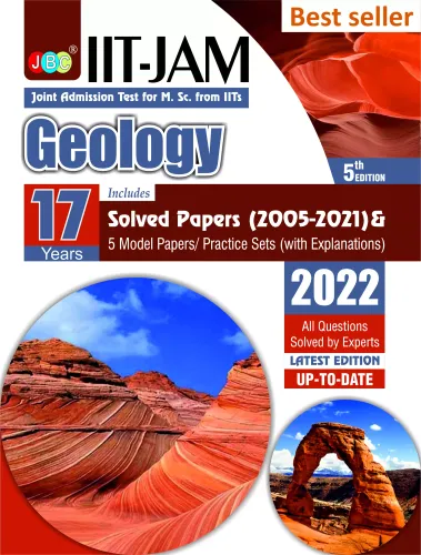 IIT JAM Geology Book For 2022, 17 Previous IIT JAM Geology Solved Papers And 5 Amazing Practice Papers, One Of The Best MSc Geology Entrance Book Among All MSc Entrance Books And IIT Jam Geology Books
