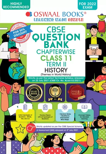 Oswaal CBSE Question Bank Chapterwise For Term 2, Class 11, History (For 2022 Exam) 