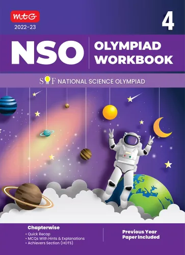 National Science Olympiad (NSO) Work Book for Class 4 - Quick Recap, MCQs, Previous Years Solved Paper and Achievers Section - Olympiad Books For 2022-2023 Exam