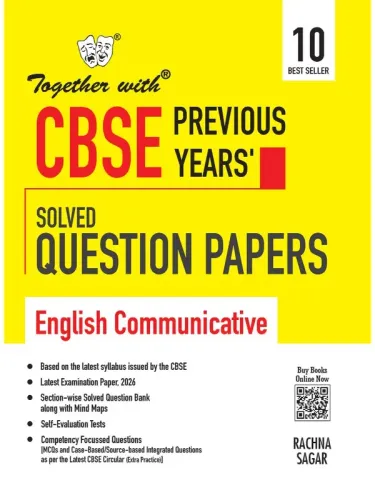 Together with CBSE Class 10 English Communicative PYQ Previous 10+ Years Chapter-wise Solved Question Bank Exam 2026-27 | Based on Latest Syllabus (CBSE)