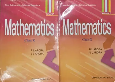 Mathematics for Class 10 (Vol.1 & 2) (Set of 2 Books)