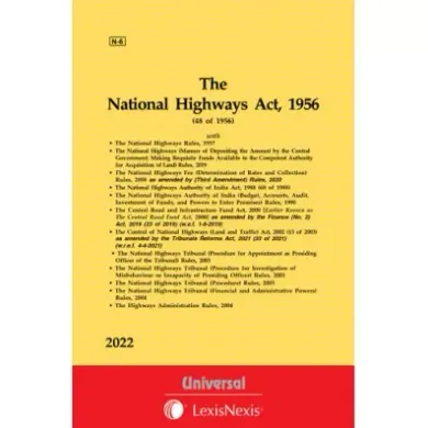 Control of National Highways (Land and Traffic) Act, 2002 see National Highways Act, 1956